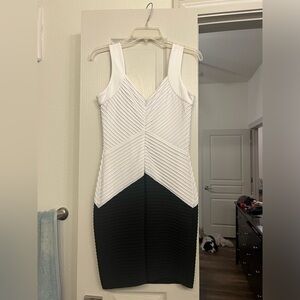 Black and white dress